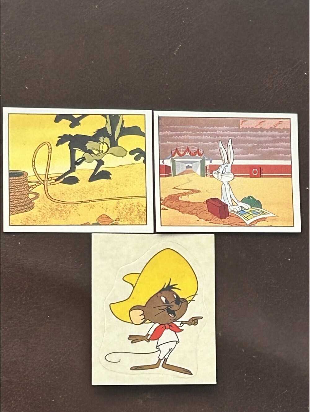 1990 PANINI HAPPY BIRTHDAY BUGS STICKER LOT + WILEY COYOTE/SPEEDY GONZALEZ NM
